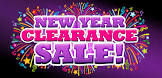 New Year Clearance Sale! (January 5th - January 31st)